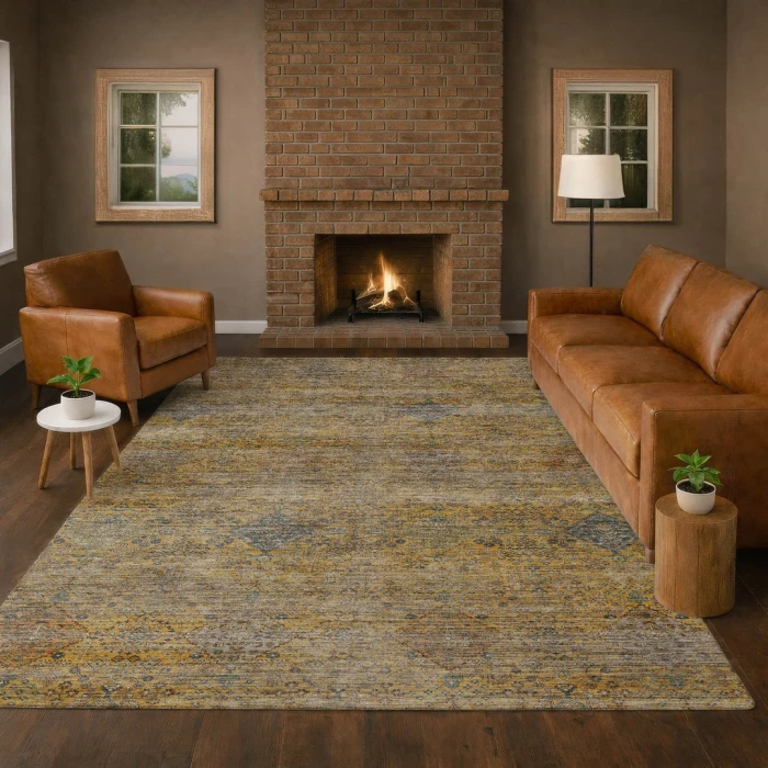 Dalyn Aristo Gold AR1 5ft. x 7ft.6in. Rect. Rug