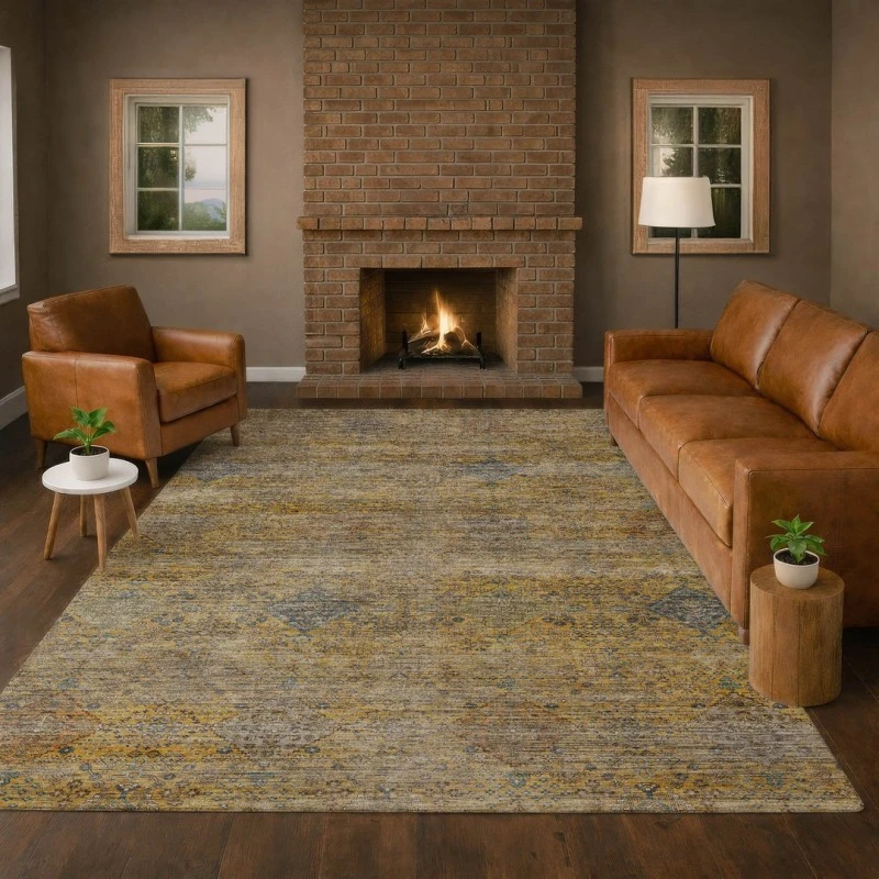 Dalyn Aristo Gold AR1 9ft. x 12ft. Rect. Rug