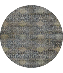 Dalyn Aristo Blue AR1 8ft. x 8ft. Round Rug