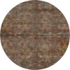 Dalyn Aristo Orange AR1 8ft. x 8ft. Round Rug