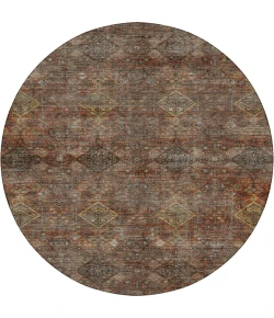Dalyn Aristo Orange AR1 8ft. x 8ft. Round Rug