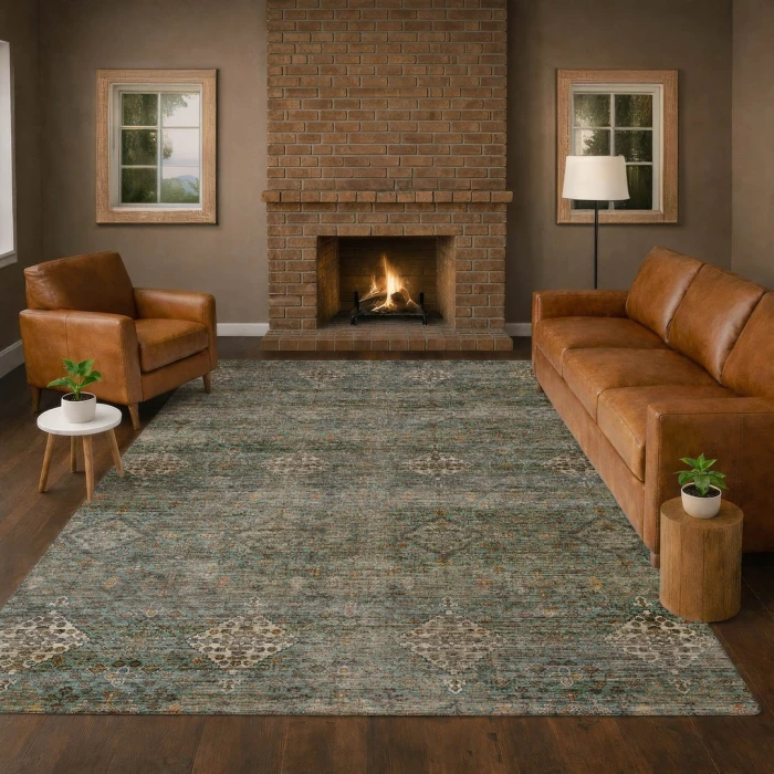 Dalyn Aristo Teal AR1 5ft. x 7ft.6in. Rect. Rug