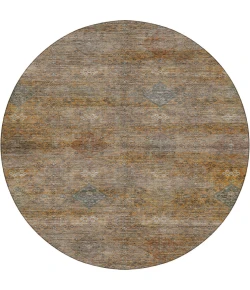 Dalyn Aristo Orange AR1 8ft. x 8ft. Round Rug
