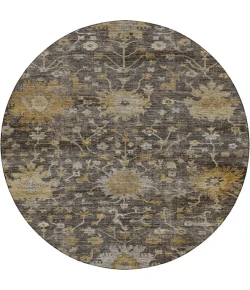 Dalyn Aristo Gray AR2 8ft. x 8ft. Round Rug
