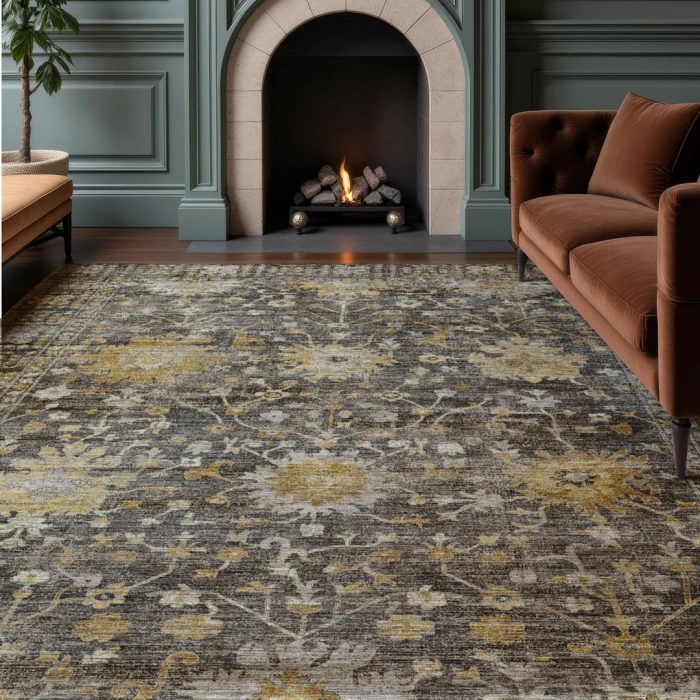 Dalyn Aristo Gray AR2 6ft.6in. x 9ft.6in. Rect. Rug