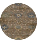 Dalyn Aristo Brown AR2 8ft. x 8ft. Round Rug
