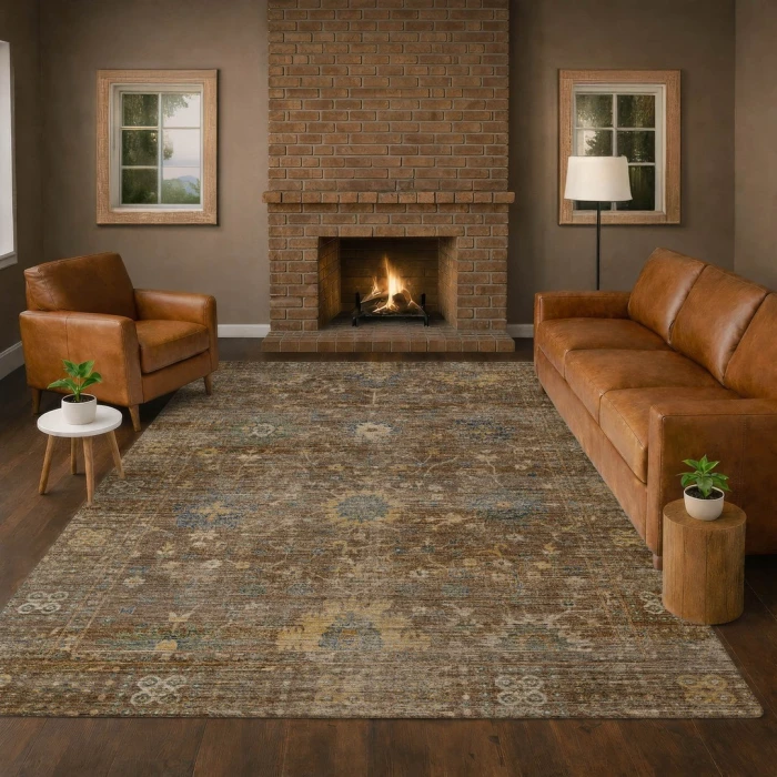 Dalyn Aristo Brown AR2 3ft. x 5ft. Rect. Rug