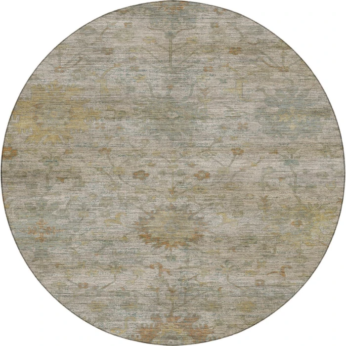 Dalyn Aristo Ivory AR2 8ft. x 8ft. Round Rug