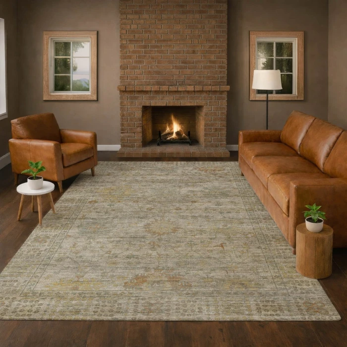 Dalyn Aristo Ivory AR2 6ft.6in. x 9ft.6in. Rect. Rug