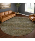 Dalyn Aristo Green AR2 8ft. x 8ft. Round Rug
