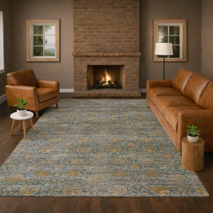 Dalyn Aristo Blue AR3 8ft. x 10ft. Rect. Rug