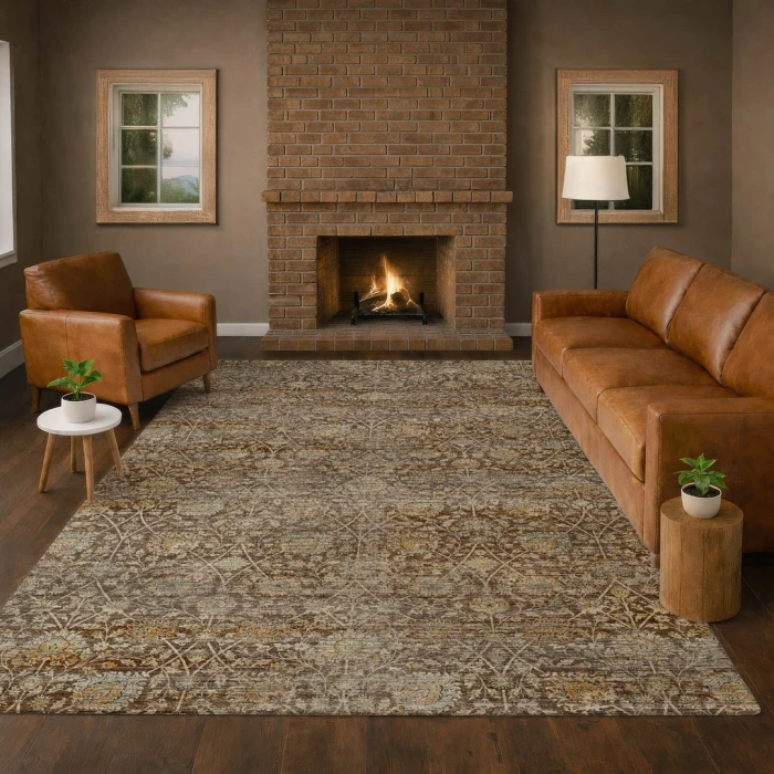 Dalyn Aristo Brown AR3 8ft. x 10ft. Rect. Rug