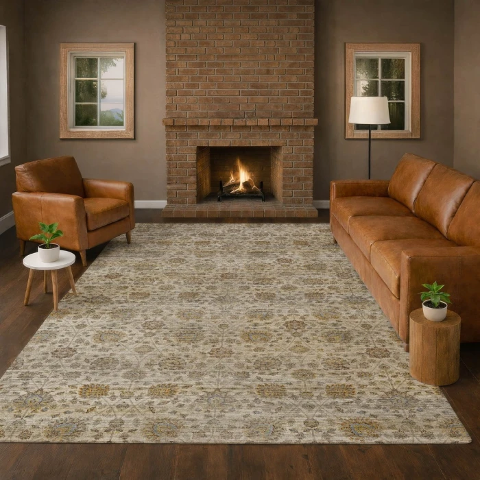 Dalyn Aristo Ivory AR3 5ft. x 7ft.6in. Rect. Rug