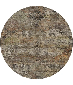 Dalyn Aristo Brown AR4 8ft. x 8ft. Round Rug