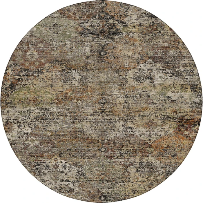 Dalyn Aristo Brown AR4 8ft. x 8ft. Round Rug
