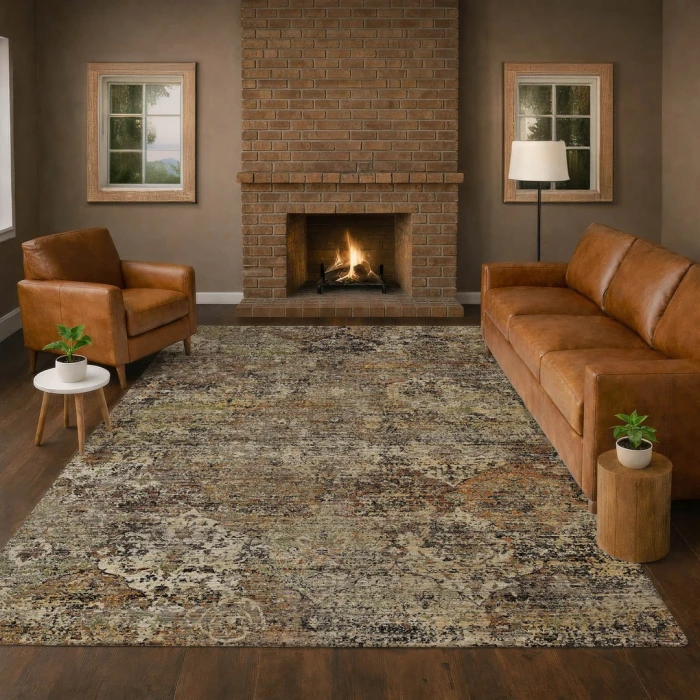 Dalyn Aristo Brown AR4 10ft. x 14ft. Rect. Rug