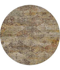 Dalyn Aristo Gold AR4 8ft. x 8ft. Round Rug