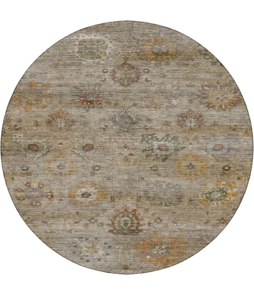 Dalyn Aristo Beige AR6 8ft. x 8ft. Round Rug