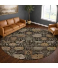 Dalyn Aristo Beige AR6 8ft. x 8ft. Round Rug