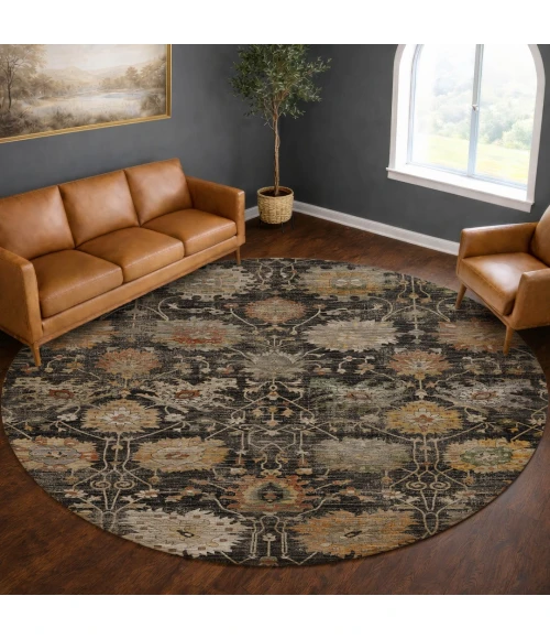 Dalyn Aristo Beige AR6 8ft. x 8ft. Round Rug