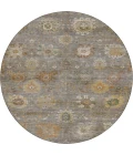 Dalyn Aristo Gray AR6 8ft. x 8ft. Round Rug