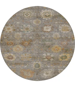 Dalyn Aristo Gray AR6 8ft. x 8ft. Round Rug
