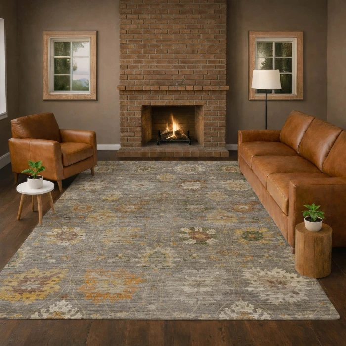 Dalyn Aristo Gray AR6 8ft. x 10ft. Rect. Rug