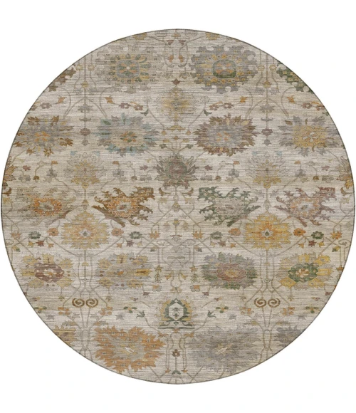 Dalyn Aristo Ivory AR6 8ft. x 8ft. Round Rug