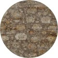 Dalyn Aristo Brown AR7 8ft. x 8ft. Round Rug