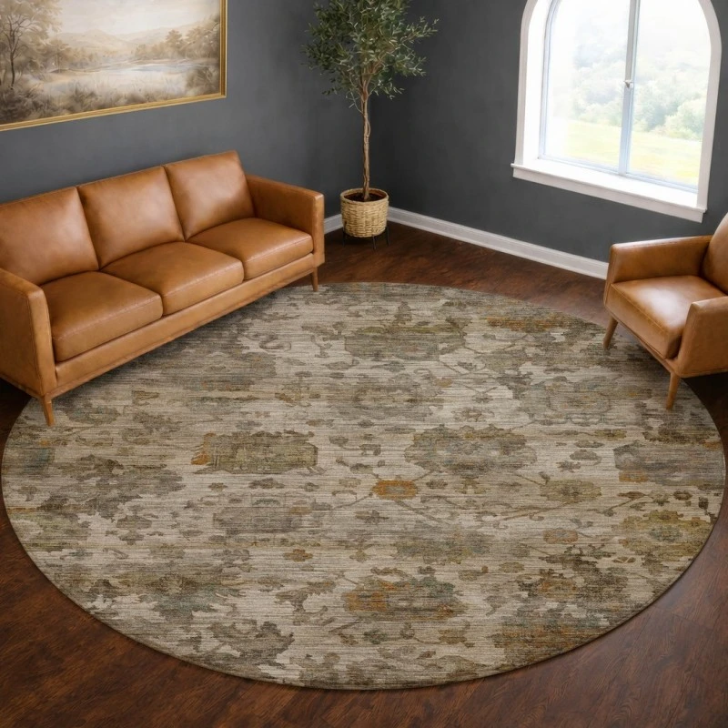 Dalyn Aristo Ivory AR7 8ft. x 8ft. Round Rug