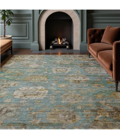 Dalyn Aristo Teal AR7 9ft. x 12ft. Rect. Rug