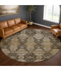 Dalyn Aristo Beige AR8 8ft. x 8ft. Round Rug