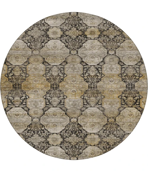 Dalyn Aristo Beige AR8 8ft. x 8ft. Round Rug
