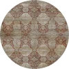 Dalyn Aristo Burgundy AR8 8ft. x 8ft. Round Rug