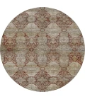 Dalyn Aristo Burgundy AR8 8ft. x 8ft. Round Rug