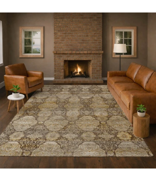 Dalyn Aristo Brown AR8 8ft. x 10ft. Rect. Rug