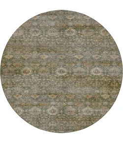 Dalyn Aristo Green AR9 8ft. x 8ft. Round Rug