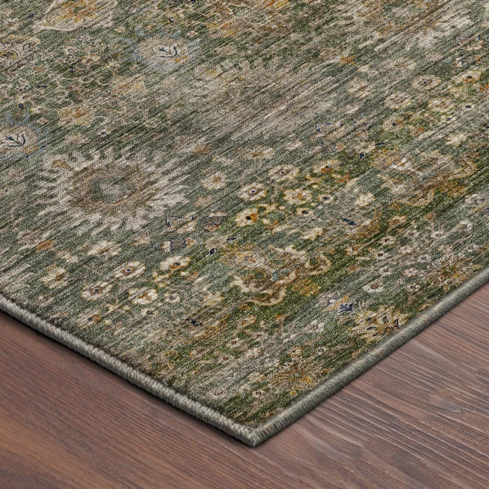 Dalyn Aristo Green AR9 8ft. x 8ft. Round Rug