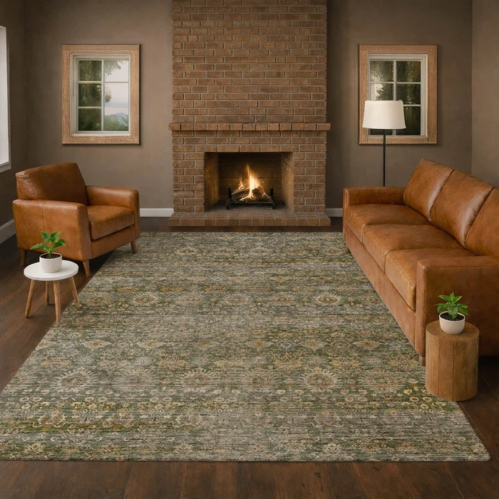 Dalyn Aristo Green AR9 9ft. x 12ft. Rect. Rug
