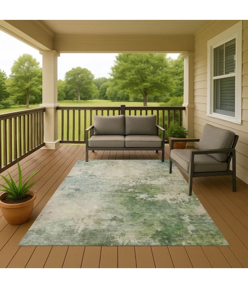 Dalyn Bresca Green BC2 9ft. x 12ft. Rug