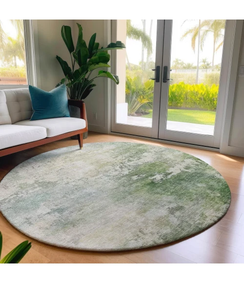 Dalyn Bresca Green BC2 8ft. x 8ft. Rug