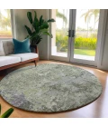 Dalyn Bresca Green BC6 8ft. x 8ft. Rug