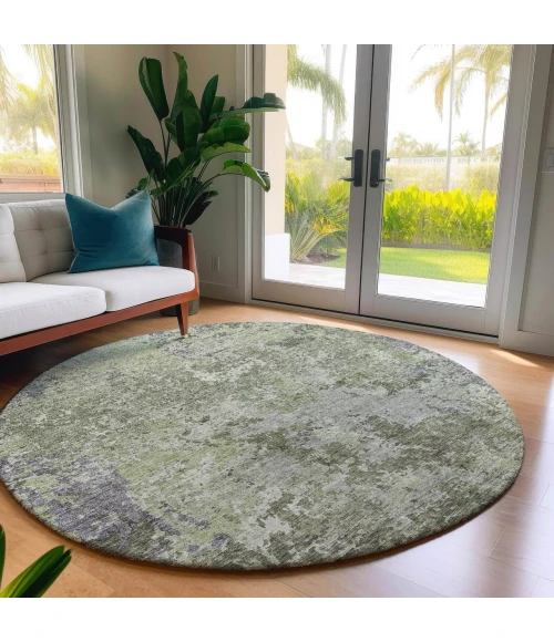 Dalyn Bresca Green BC6 8ft. x 8ft. Rug