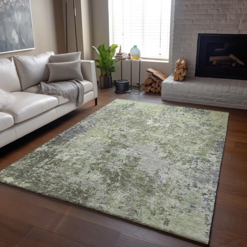 Dalyn Bresca Green BC6 9ft. x 12ft. Rug