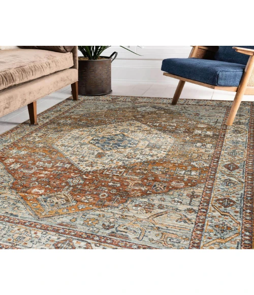 Dalyn Bergama BE1 Paprika 3' x 5' Rug