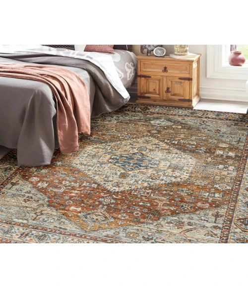 Dalyn Bergama BE1 Paprika 3' x 5' Rug