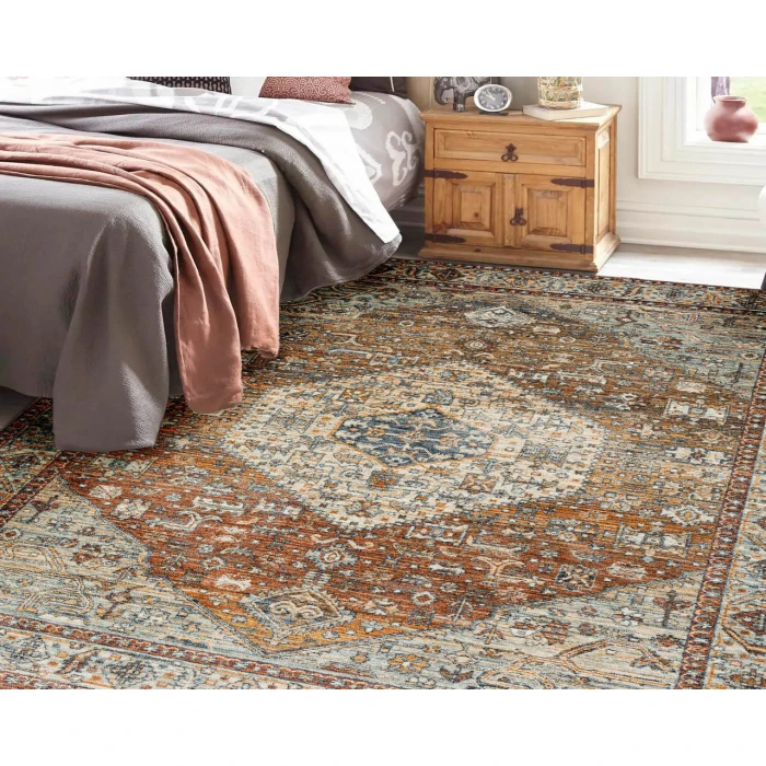 Dalyn Bergama BE1 Paprika 3' x 5' Rug