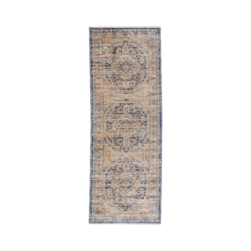Dalyn Bergama BE3 Navy 2'3" x 7'10" Runner Rug