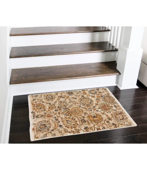 Dalyn Bergama BE5 Ivory 1'8" x 2'6" Rug