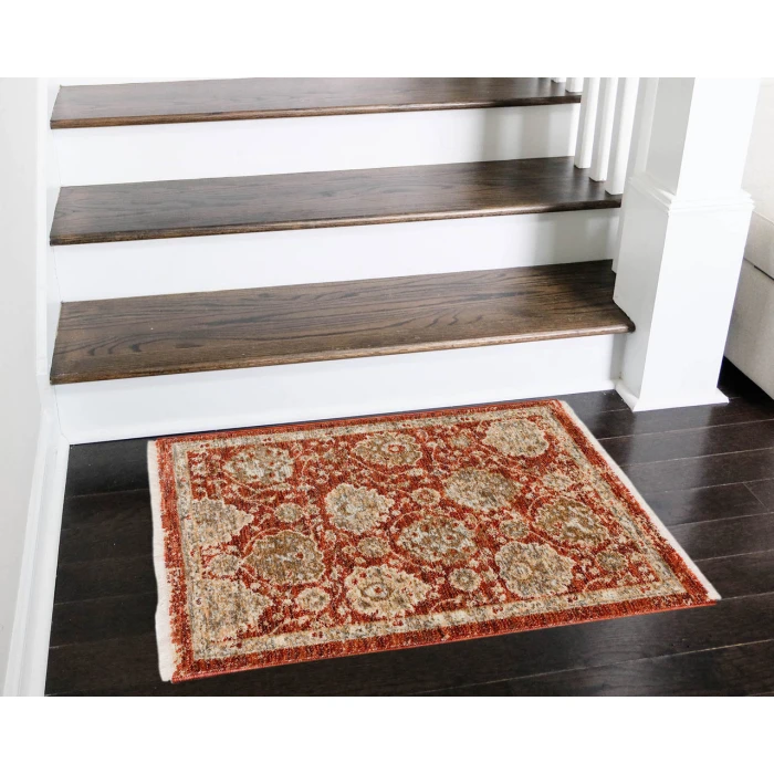 Dalyn Bergama BE6 Paprika 1'8" x 2'6" Rug